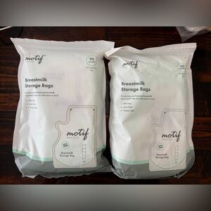 Motif Breastmilk Storage Bags and Microwave Steam Sterilizer Bags